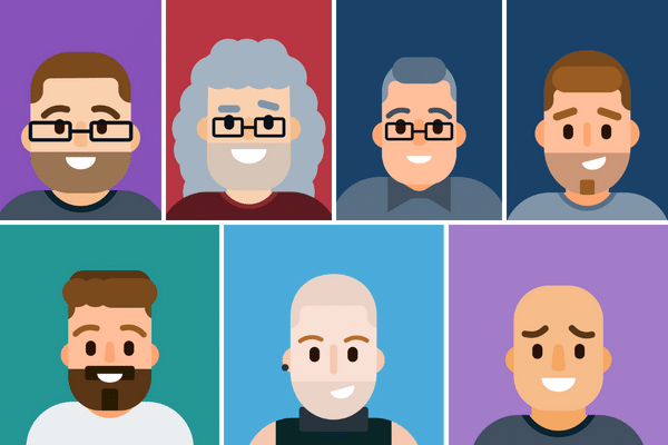 Technology team avatars.